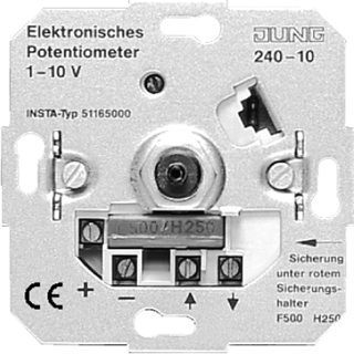 bespotten Betsy Trotwood ritme Jung dimmer 0-10V EVSA (HF) 240-10 (TL VSA / potentiometer)