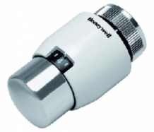Honeywell Ultraline thermostaatknop Decor chroom/wit T4021