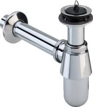 Sapho Wastafel Flessensifon 5/4, Buis Diemater 32mm, Rond, zwart mat