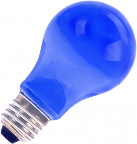 Gloeilamp standaardlamp blauw 15W E27