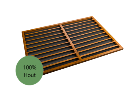 Evolar Backcover voor Airco Omkasting - Wood - Uitbreiding Tower 1600 x 1200 MM