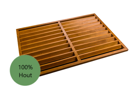 Evolar Backcover Wood vrijstaand XL airco buitenunit omkasting 1300 X 1700 MM