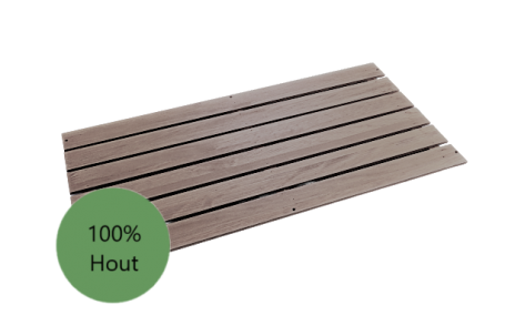 Evolar bottom panel Wood medium antraciet airco buitenunit omkasting 550 X 1100 MM