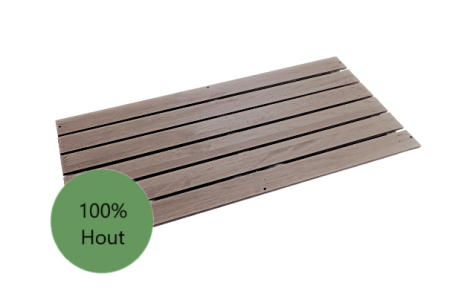 Evolar Bottom Panel voor Airco Omkasting - Antraciet - Wood - Uitbreiding Tower 650 x 1200 MM