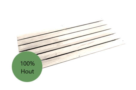 Evolar bottom panel Wood medium wit airco buitenunit omkasting 550 X 1100 MM