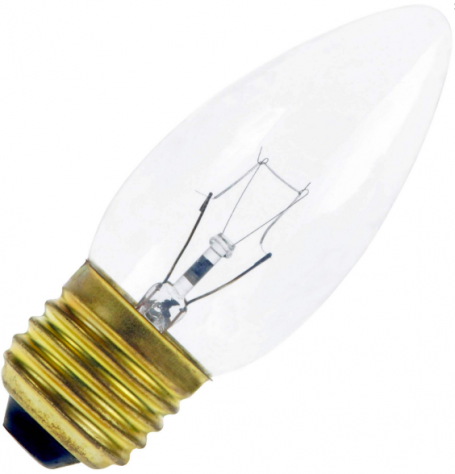 Gloeilamp kaarslamp helder 25W E27