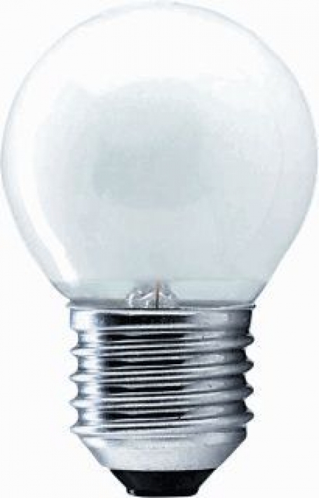 Gloeilamp kogellamp mat 10W E17