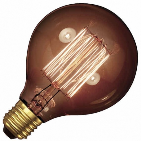 Kooldraadlamp Globe Goud 40W E27 80MM