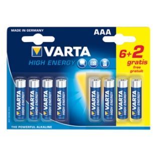 Varta batterij  6+2xAAA High Energy