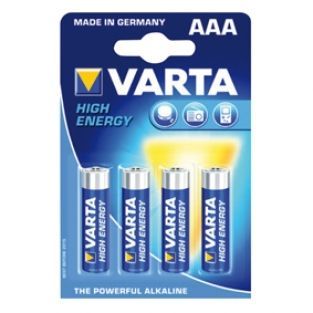 Varta batterij  4xAAA High Energy