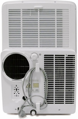 Aspen Xtra AX3008/1 mobiele airco 3,4kW koelen - verwarmen achterzijde