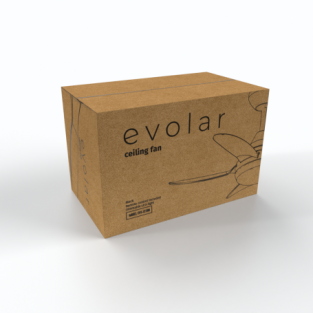 Evolar EVO-CF30B - Plafondventilator - Zwart doos