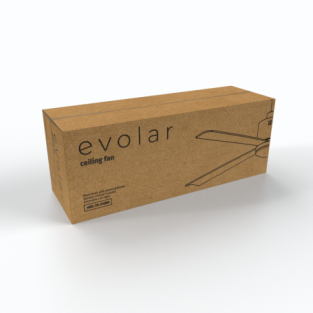 Evolar EVO-CF52BWD - Plafondventilator - Wood doos