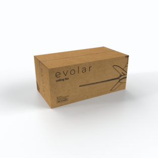 Evolar EVO-CF52MB12 - Plafondventilator - Matt Black doos