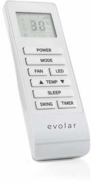 Evolar EVO-M1200CH - 3,5kW - Monoblock Airco - 12000 BTU - WiFi - 800W PTC heater
