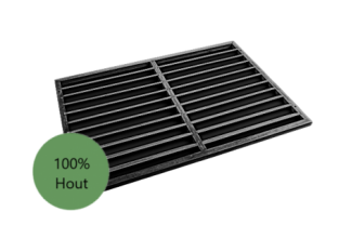 Evolar Backcover Wood vrijstaand XL zwart airco buitenunit omkasting 1300 X 1700 MM