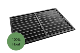 Evolar Backcover Wood vrijstaand XL zwart airco buitenunit omkasting 1300 X 1700 MM