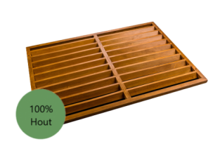 Evolar Backcover voor Airco Omkasting - Wood - Uitbreiding Tower 1600 x 1200 MM