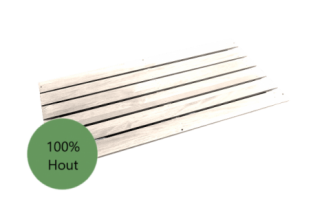 Evolar bottom panel Wood medium wit airco buitenunit omkasting 550 X 1100 MM