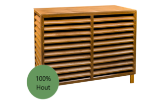 Evolar Evo-cover Airco Buitenunit Omkasting - Wood - Tower 1600 x 1200 x 650 MM