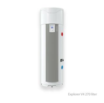 Fujitsu Explorer V4 270C Lucht-water warmtepompboiler - 2,5 kW - 270L + COIL