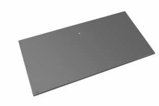 Evolar Bottom Panel voor Airco Omkasting - Antraciet - Uitbreiding Tower 650 x 1200 MM