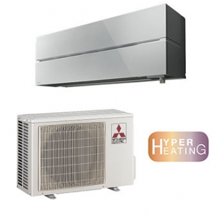 Mitsubishi Electric WSH-LN35i Diamond range Pearl White Single Split airco hyper heating warmtepomp set