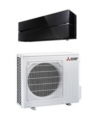 Mitsubishi Electric WSH-LN50i Diamond range Onyx Black Single Split airco inverter warmtepomp set