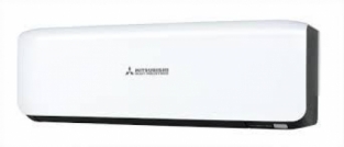 Mitsubishi H.I. SRK 25 ZS-WFB Contrast zwart/wit wandunit - WiFi - exclusief buitenunit